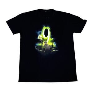 9 Tim Burton 2009 Movie Promo Short Sleeve T Shirt Men's Medium